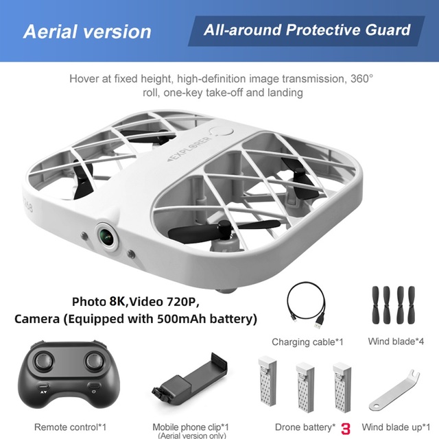 

M37 Mini Drone Dron 8K 4K Quadcopter with Camera Real-Time Transmission Mini Pocket UFO Small Remote Control Plane Toy Boy, Multi