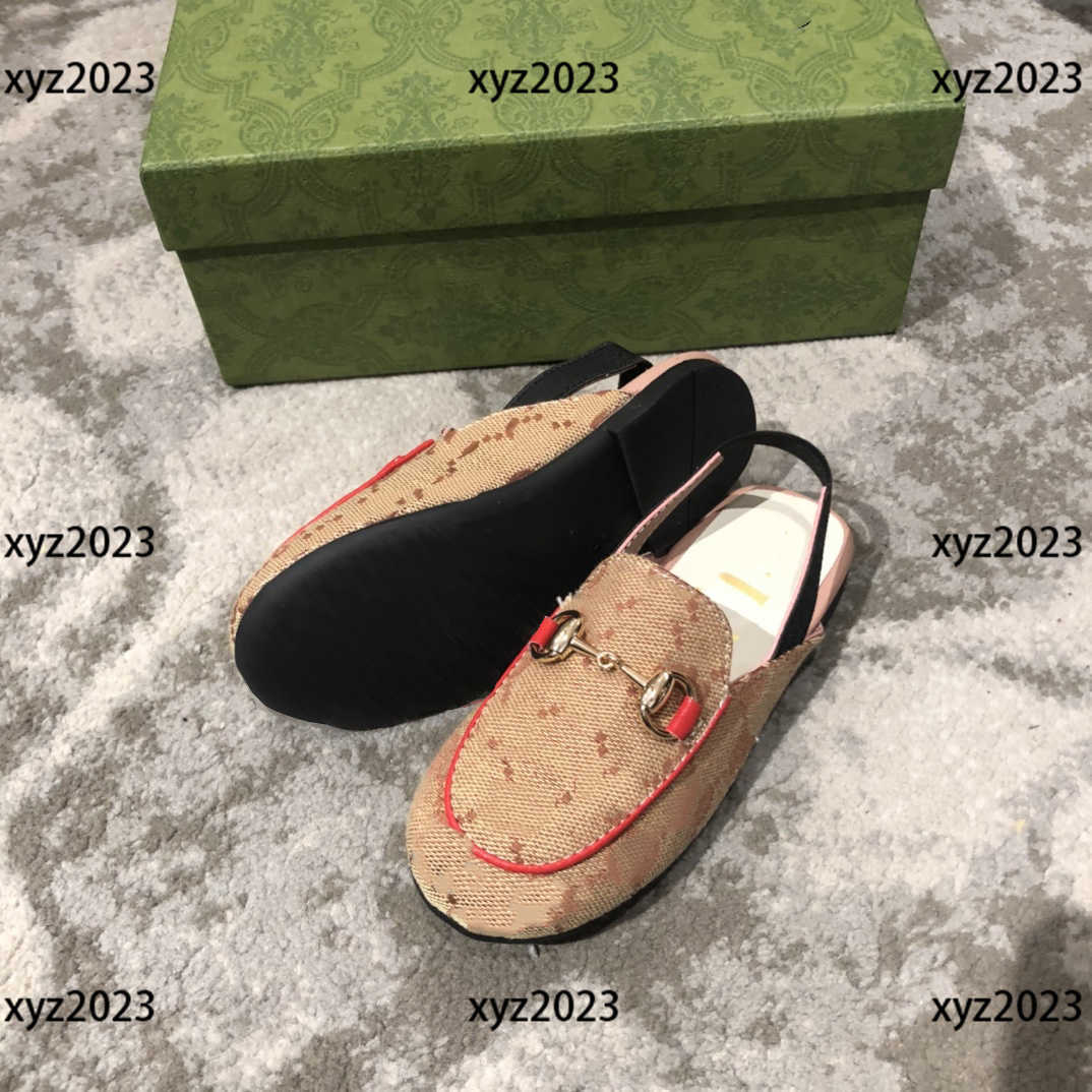 

Kids Sandals baby slipper shoes Child Shoes Fashion Heel elastic design Summer Metal accessories decoration Box Packaging Children's Size 26-35, Multi-color