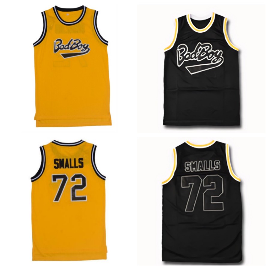 

Custom otorious Badboy Bad Boy 72 10 Biggie Smalls Movie Baseball Jersey Stitched yellow black any size name number team S-5XL youth kid man women jerseys, 03
