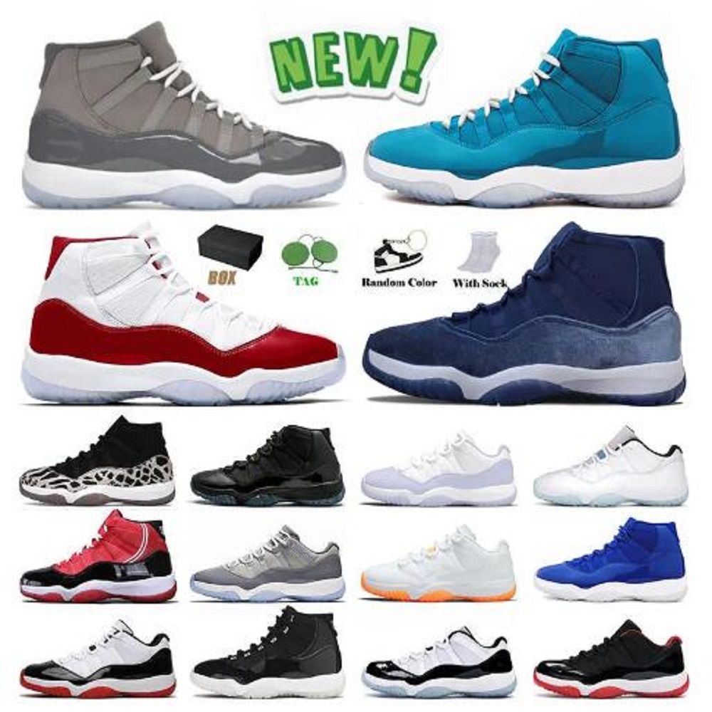 

Man Jumpman 11 Basketball Shoes Men 11s Cherry Cool Grey Midnight Navy Jubilee 25th Anniversary Concord Bred Low 72-10 Legend Blue Mens Women Trainers Sports Sneakers, Color210