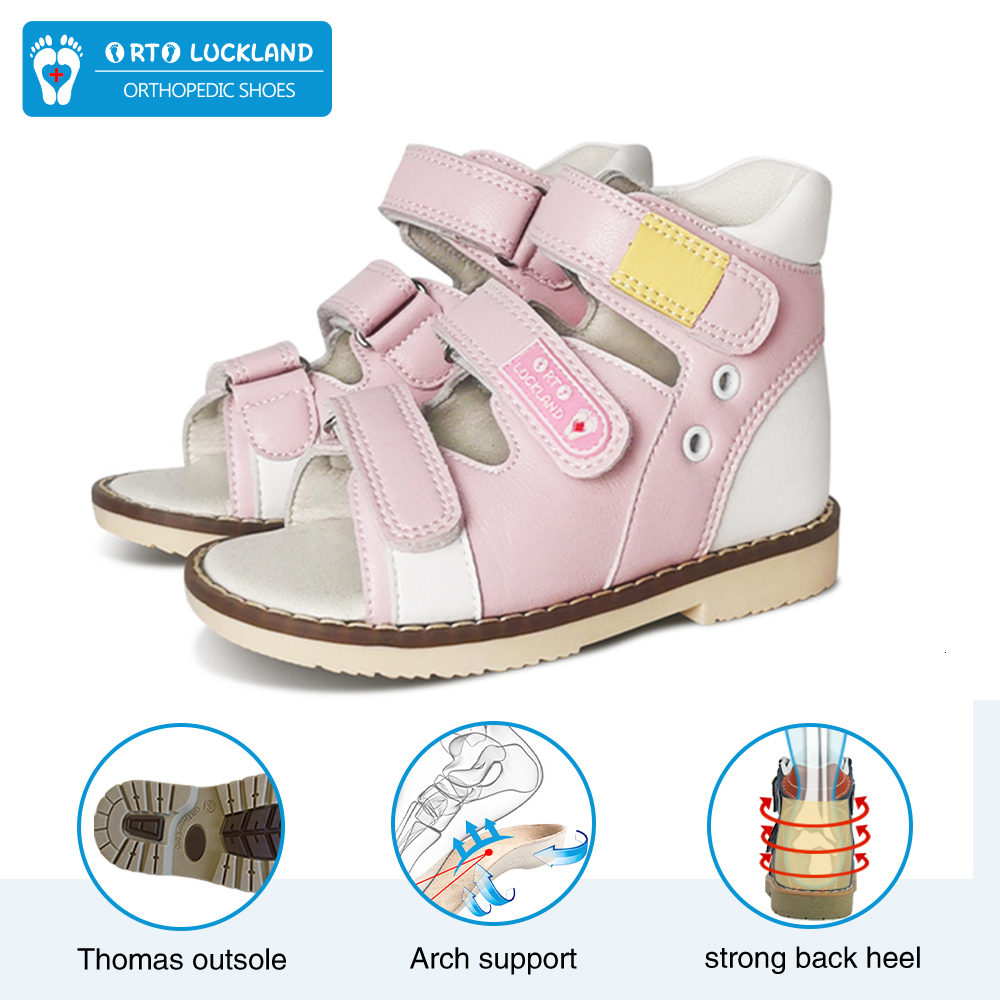 

Sandals Children's Footwear Summer Kids Girls Orthopedic Sandals Barefoot Princess Baby Toddler Boys Flatfeet Shoes Size20 21 22 230316, Purple
