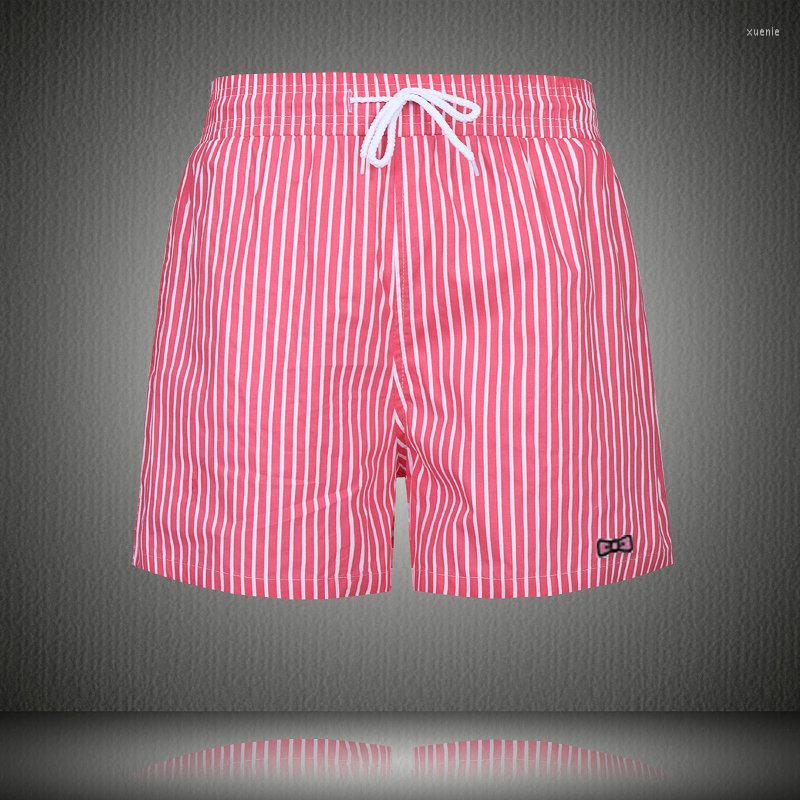 

Men's Shorts Men's Brand Board Beach Gym Surfing Bermuda Pants Swim Short Men Striped Boardshorts Swimwear