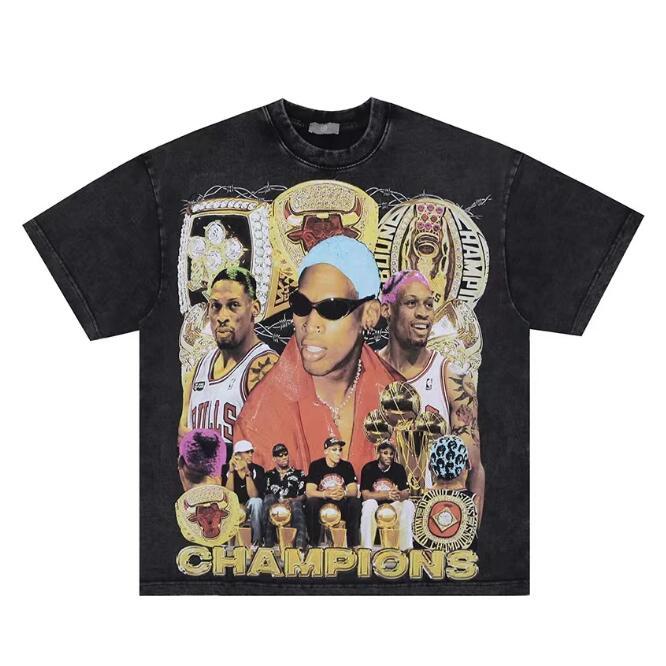 

Men's Plus Tees & Polos print shirt T Shirt 2023ss Black
