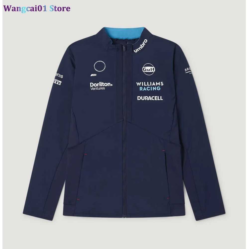 

Men's plus size Outerwear Coats Official Williams 2023 Team Jacket Uniform Alban Jacket F1 Loose Coat Formula 1 Racing Suit Moto Motorcyc Riding Suit Fan Tops 0316H23, Man
