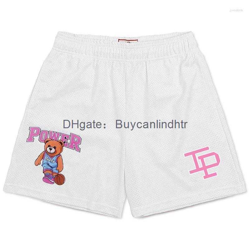 

Men's Shorts Inaka Power Men Women Classic York GYM Basketball Running Mesh Bohemia Fashion IP Short Pants L7DB, Red