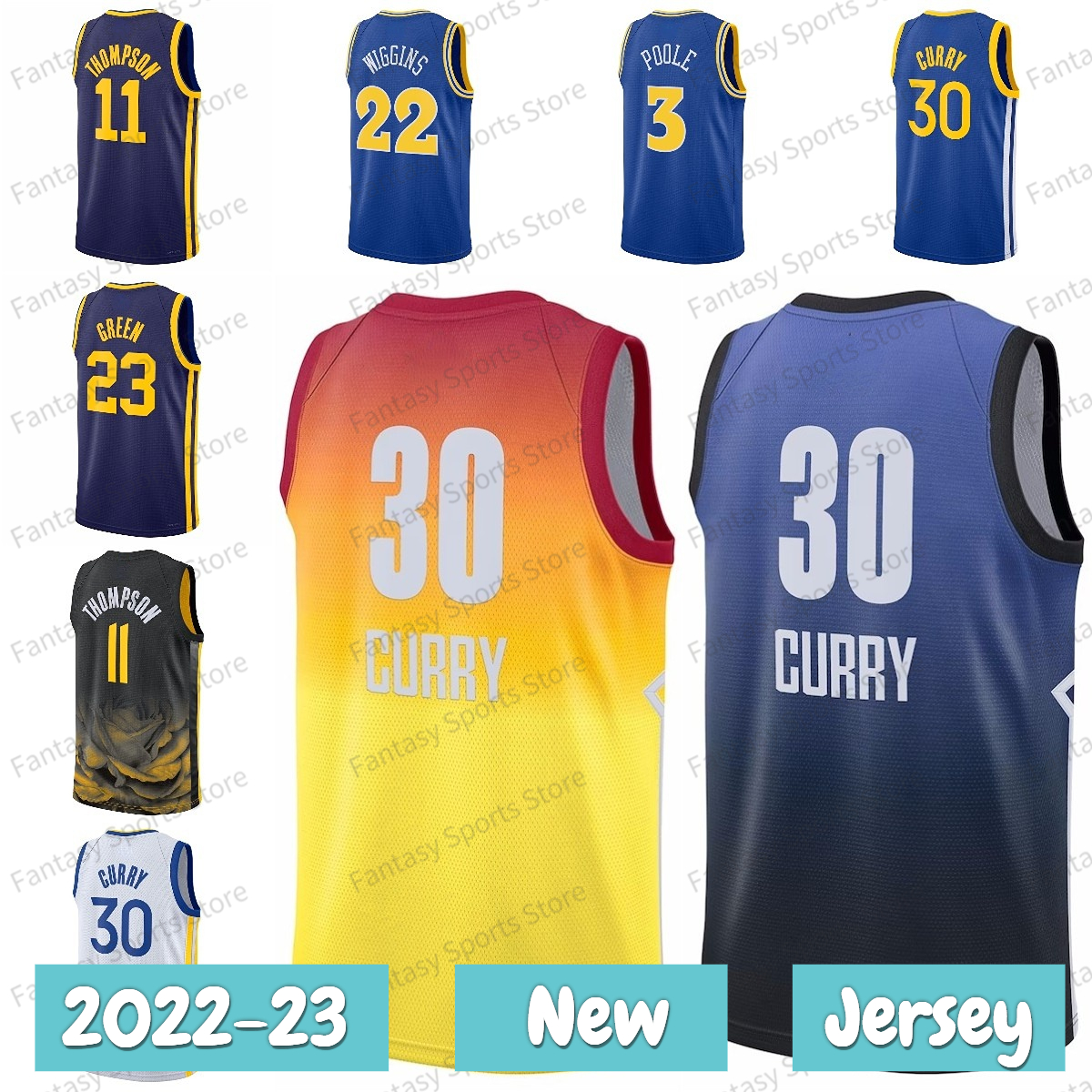 

New Poole Basketball Jersey Andrew Wiggins Klay Thompson Draymond Green James Wiseman Stitched Basketball Retro Jersey Mens, Men jersey