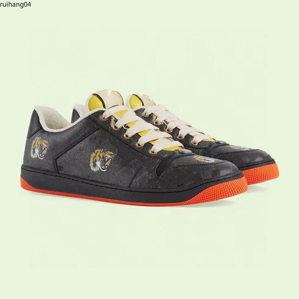 

2022 Designer Sneakers canvas shoes High Low Mens Sneaker Technical Leather Women Casual bee Quality Luxurys Trainers UEAUIPN size35-46 mkjk rh400019