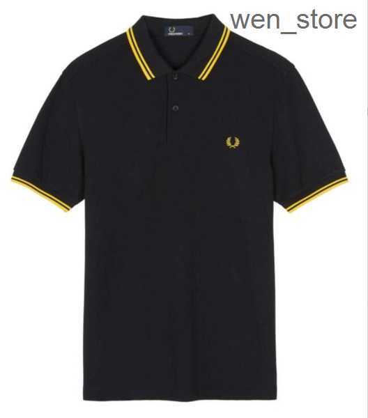 

2023 Hot High Quality Fred Perry Classic Polo Shirt English Cotton Short Sleeve 2022 Designer Brand Summer Tennis Men' T-shirt 12 Colors 6 IKSA, 11