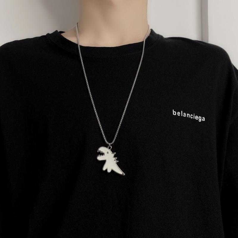 

Pendant Necklaces Fashion Retro Cute Cartoon Dinosaur Necklace Brand Design Trend Party Jewelry Exquisite Creative GiftsPendant