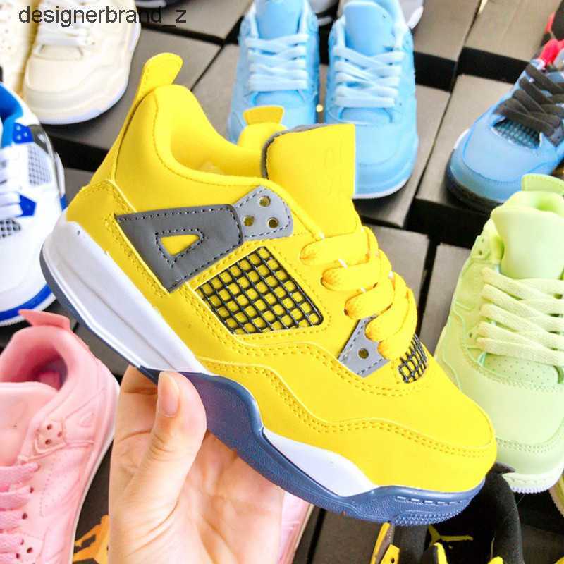 

Kids designer casual shoes Jumpman 4 4s Basketball Shoes Toddler Low Sneaker boys girls trainers Runner Shoe Fire Red Thunder Sports AZ3J, 10217804