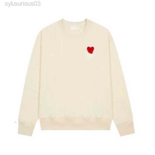

Hoodie Male and Female Designers Amis Paris Hooded Highs Quality Sweater Embroidered Red Love Winter Round Neck Jumper Couple Sweatshirts 3z
