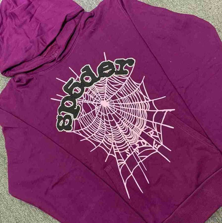 

23SS Designer Spider 555 Pullover Sp5der Young Thug Hoodies 2023 Spider Hoodie Senior Classic Leisure Multicolor Autumn Winter Men Hooded Printing Purple 2023, 10