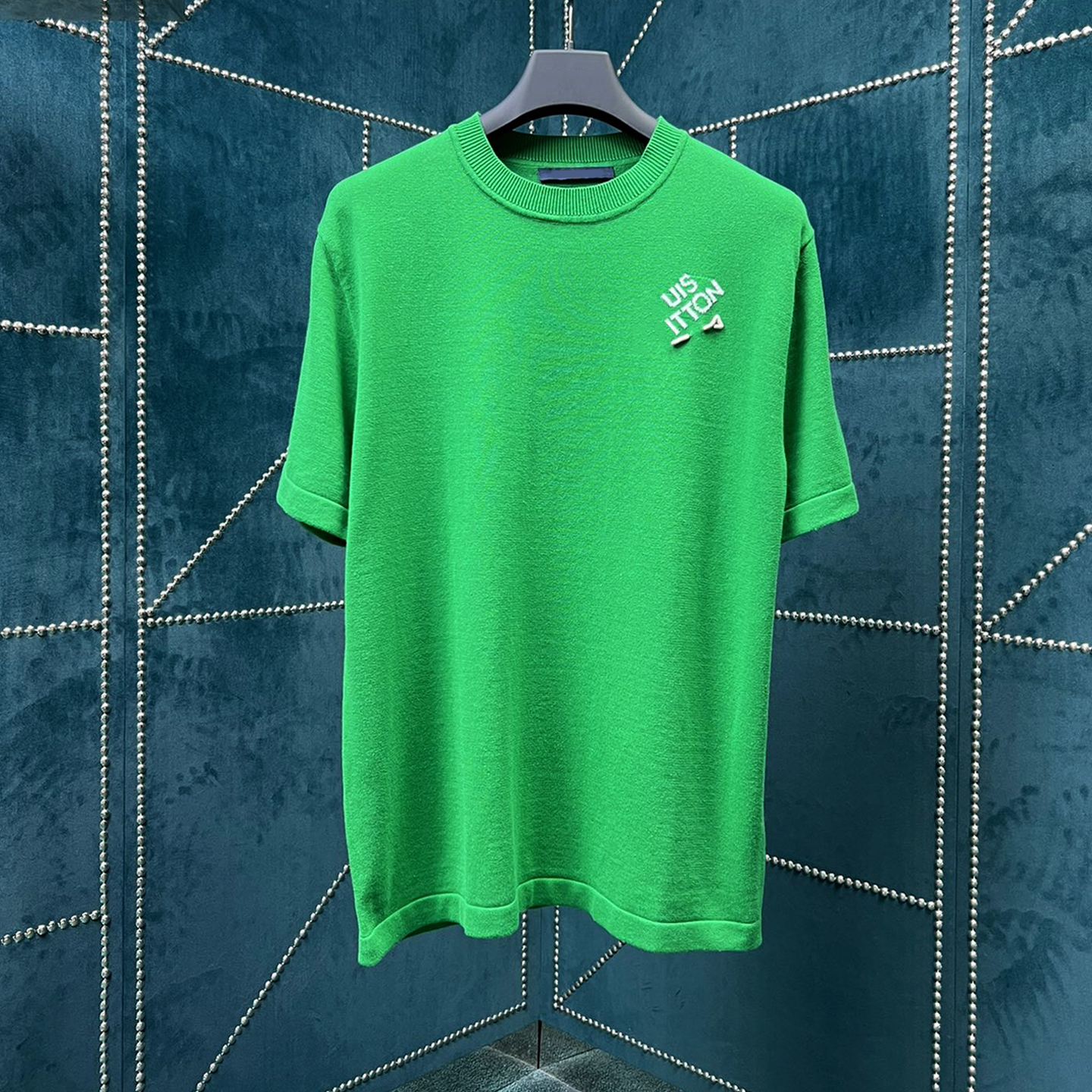 

Summer Mens T Shirt Casual Man Womens Loose Tees With Letters Embroidered sweater Short Sleeves Top Sell Fashion Men tShirts -L