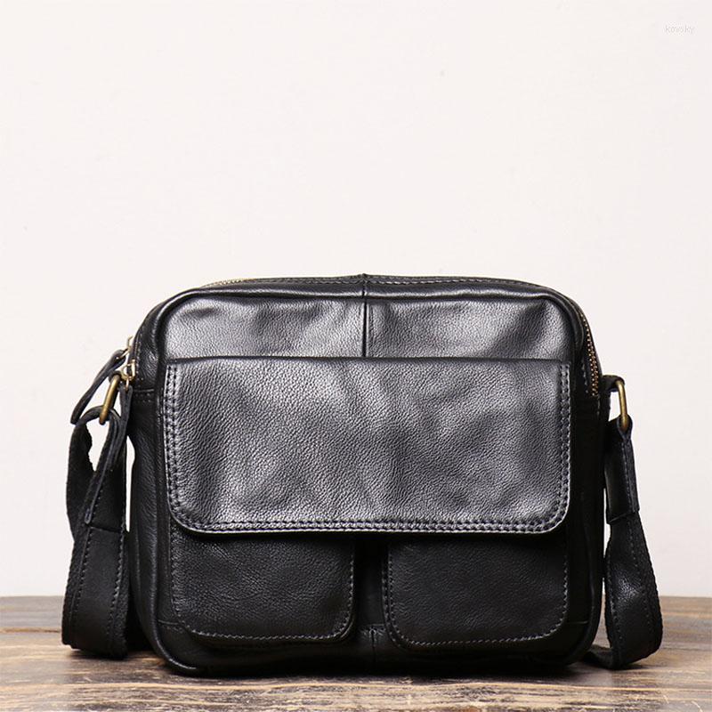 

Evening Bags 2023 Trend Fashion Leather Summer Men's Shoulder Bag Ladies Nubuck Messenger All-match Small Square, Black
