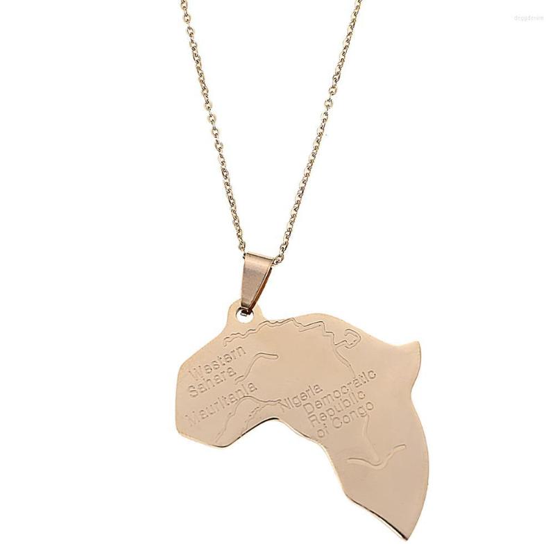 

Pendant Necklaces Africa Congo Nigeria Map For Women African Maps Jewelry Gifts