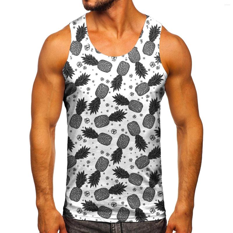 

Men' Tank Tops Men Casual Spring Summer Sleeveless Printed O Neck Shirt Blouse Classic Fit Short, Purple
