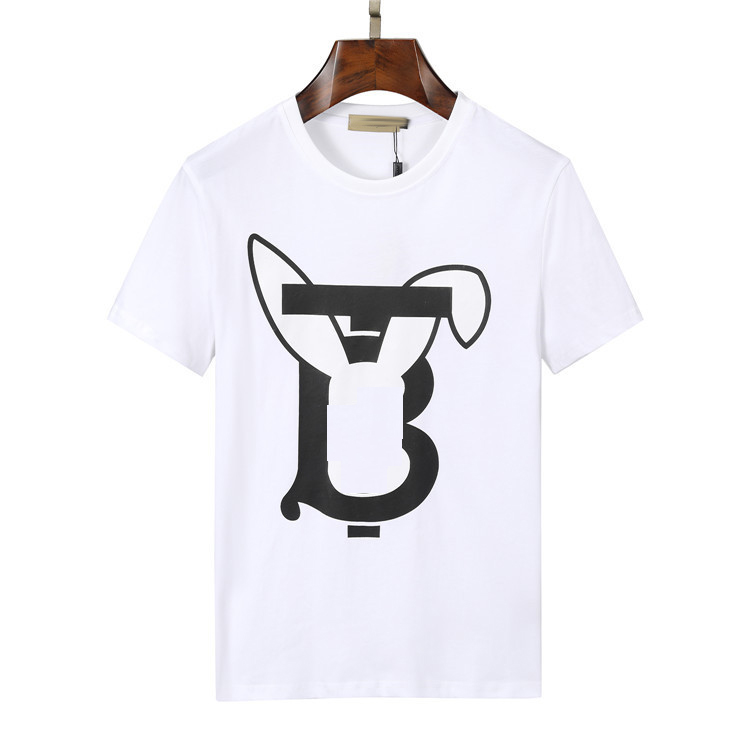 

23ss Designer cute shirts man woman luxury brand Tees t shirt summer round neck short sleeves outdoor fashion leisure pure cotton letters print 240g lover clothes lg2, White