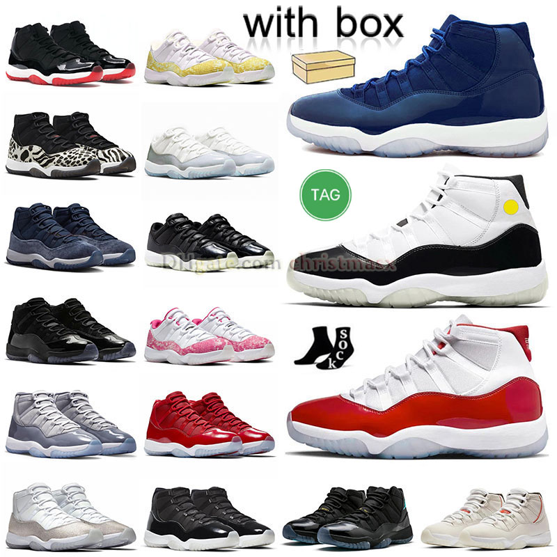 

2023 Basketball Shoe With Box Jumpman 11 Cherry Red and White High Cool Grey 25th Anniversary Dmp Navy Green Men's 11s Vintage Cement Grey Light Yellow Snakeskin Shoe, A21 40-47 low legend blue