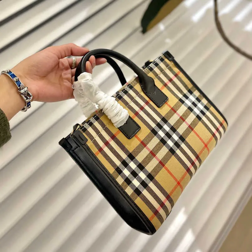 

Designer Luxury Bags For Women High Quality Brown Crossbody Handbags Vintage Leather Wallet Paris Plaid The Totes Bag Fashion Purses WA6C
