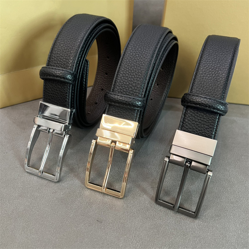 

Fashion Classic Belts Men Designer Belt For Mens Womens Unisex Casual Cintura Luxurys Leather Silver Needle Buckle Waistbands Width 3.5cm