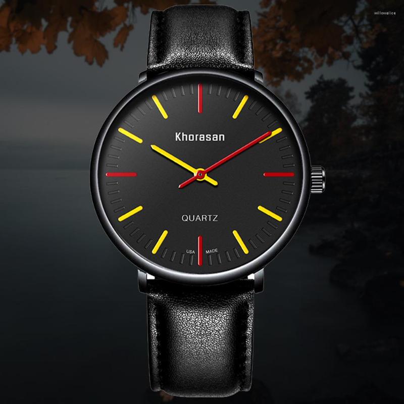 

Wristwatches Mens Top Luxury Fashion Watches Male Casual Sports Gorgeous Simple Business Watch For Men Quartz WristWatch Relogio Masculino, L red blue