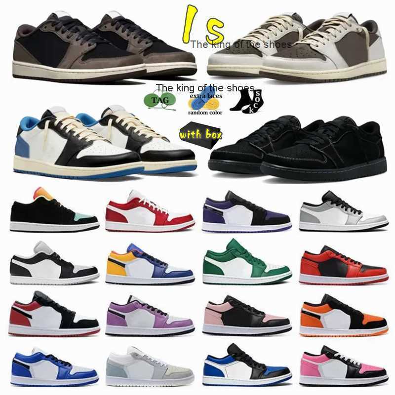 

2023 OG2023 OG Jumpman 1 OG 1s Cut Mens Basketball shoes Chicago Fragment Black Cyber shattered Backboard UNC Cactus Jack Bred Toe Smoke Grey Shadow Women, 27