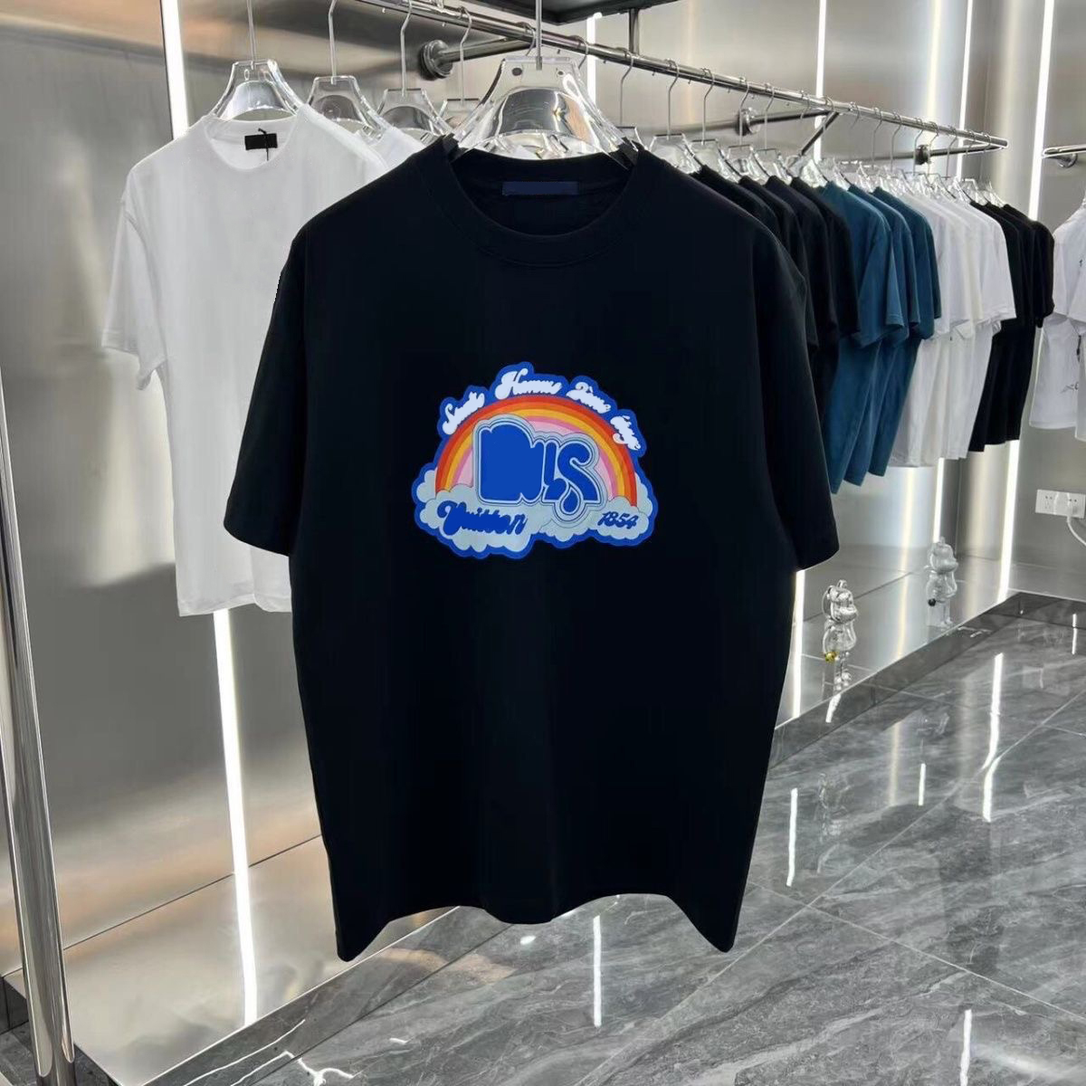 

designer multiple styles T shirt cotton short-sleeved fashion men and women short T-shirt couple models printed clothing S-XXL
