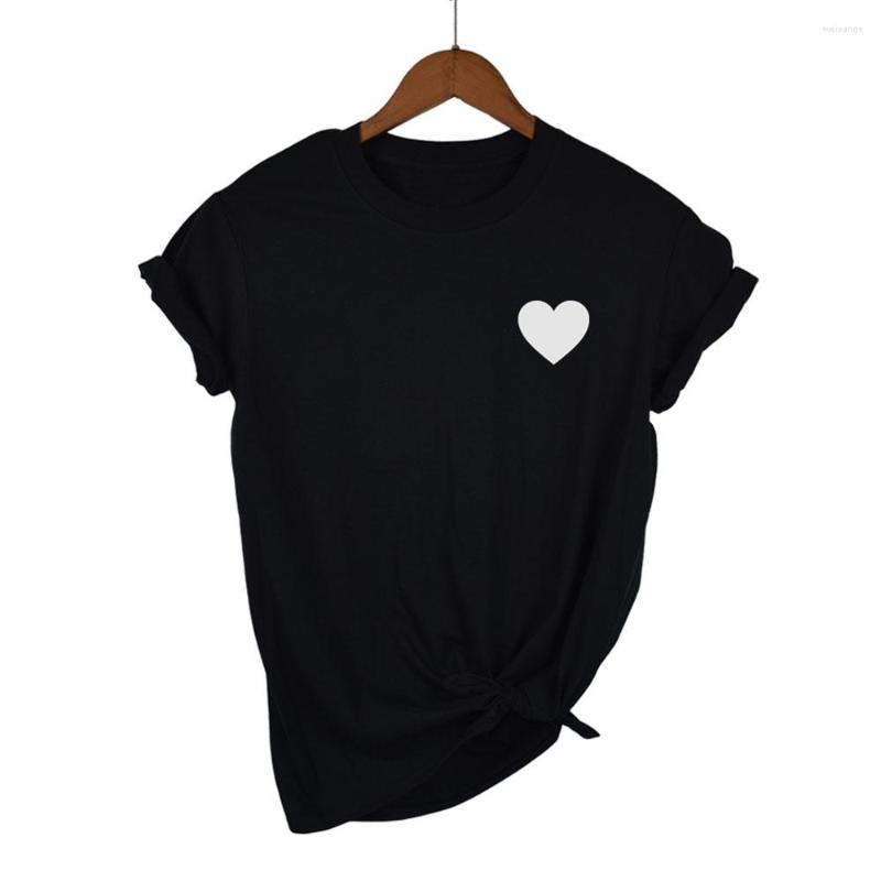 

Women's T Shirts Casual T-Shirts Sleeve O-neck Short Clothing Kawaii White Harajuku Love Print Summer Cute Shirt For Women Female, Blue-b