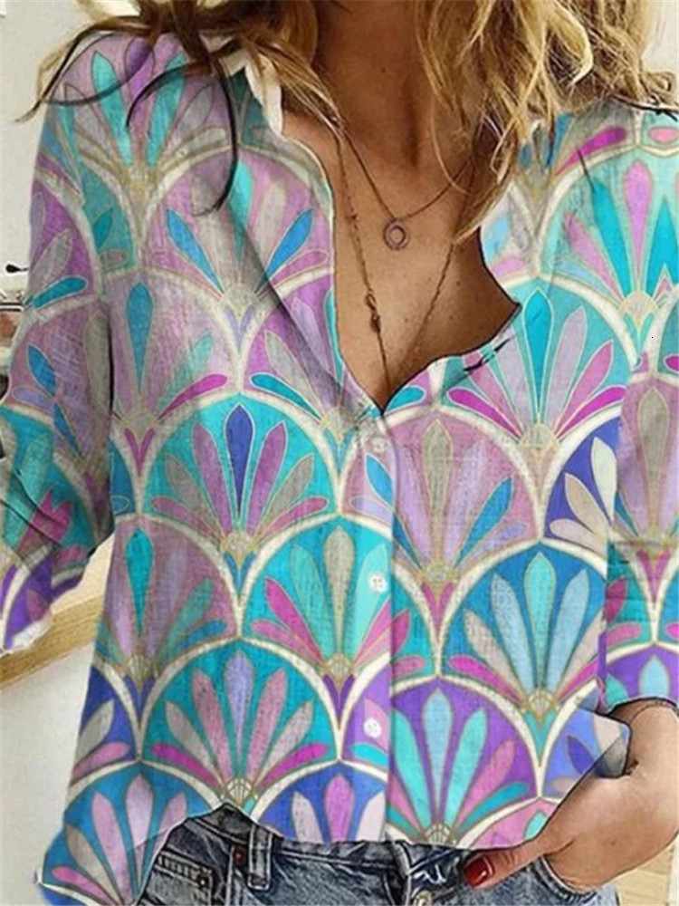 

Women's Blouses Shirts Elegant Women shirt casual long-sleeved blous temperament shirt Women 230316, Green
