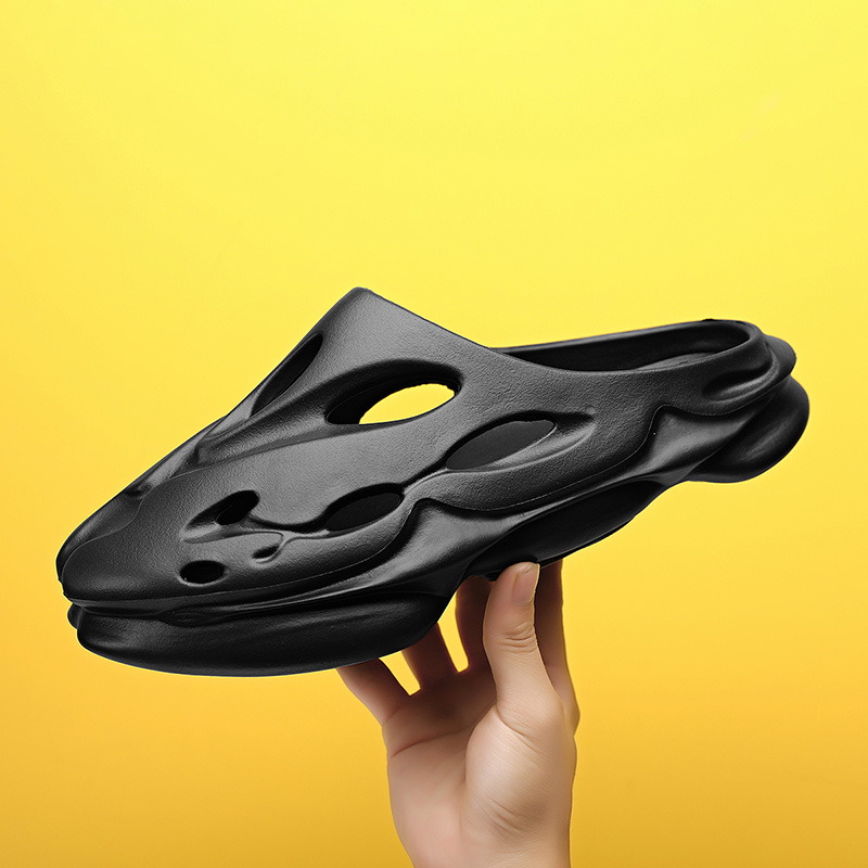 

2023 Summer New Mens Slippers Indoor Home Beach Ourdoor Slides Ladies Solid Slipers Platform Mules Shoes Woman Flats Zapatos, Gray