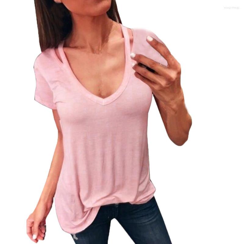 

Women's T Shirts Small Long Sleeve Shirt Fashion Womens Short Hollow Out V Neck Tee Solid Casual Blouse Top Ladies Sweaters Pullover, Black