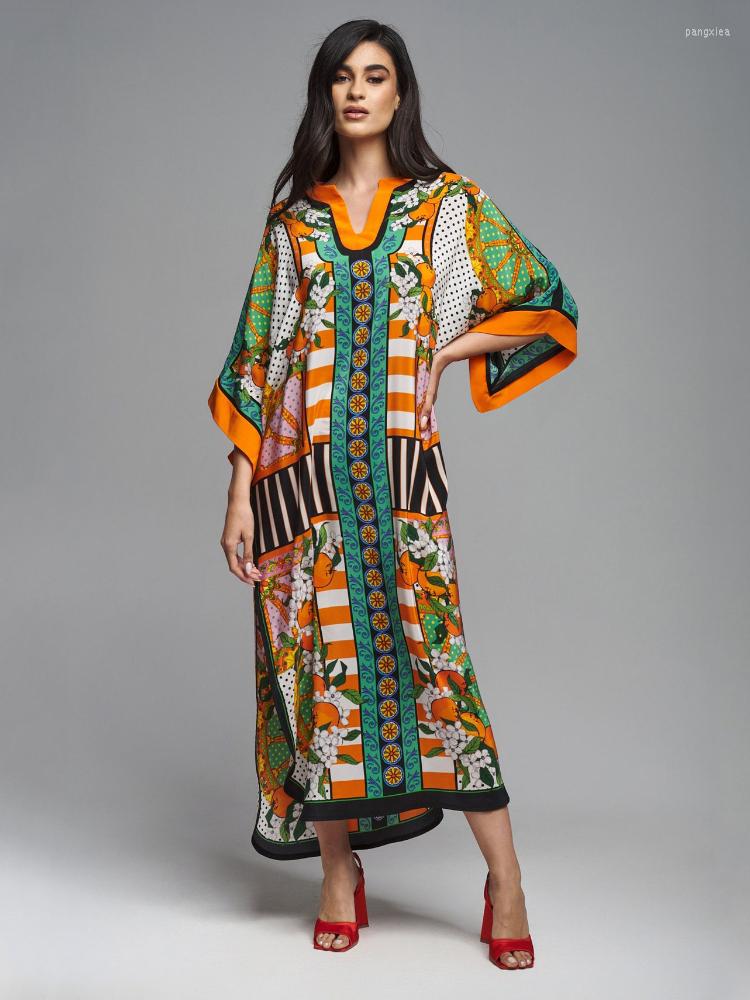 

Women's Swimwear Women Summer Beach Dress 2023 Africa Printed Cover Ups Short Sleeve Kaftans Tunic Robes Seaside Holiday Beachwear, Blue beach kaftans