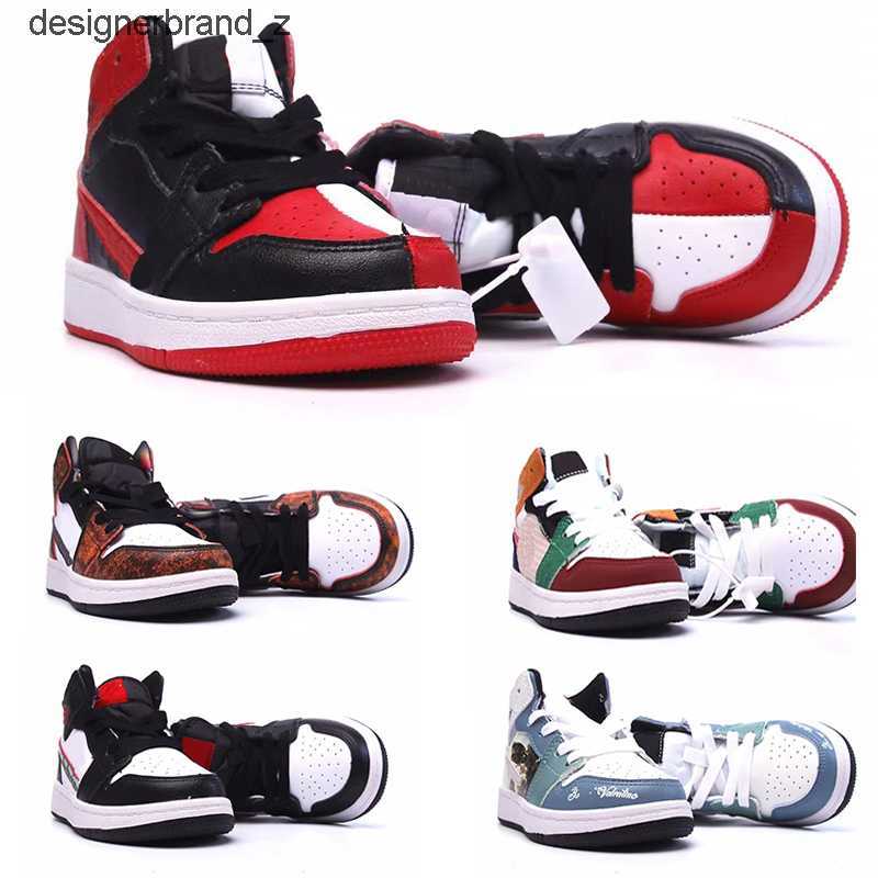 

Kids Jumpman 1 Basketball shoes OG High 1S OG Chicago Toddler Homage to Home Sport Designer Little toddlers Infants Sneakers Trainers K4U0