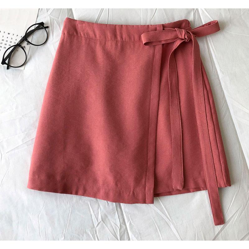 

Skirts Yayuwa Summer High Waistline Slim And Sweet Skirt, Pink