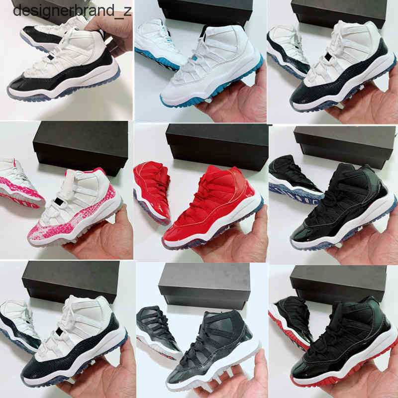 

Top Quality Jordns Jumpman Kids Basketball Shoes Big Boys Girls Children Youth XI 11S SnakeSkin Gym Red 72-10 Concord Trainers Sneakers 0KOM, 1 gym red