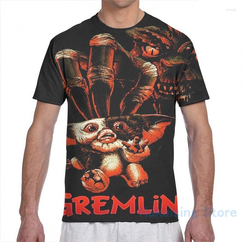 

Men's T Shirts Gremlins Men T-Shirt Women All Over Print Fashion Girl Shirt Boy Tops Tees Short Sleeve Tshirts, 2-women