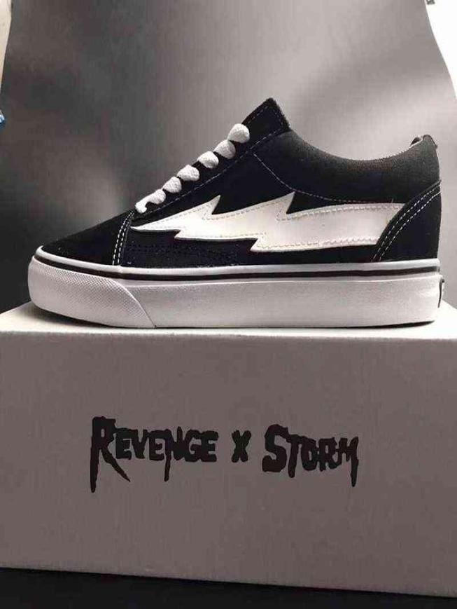 

Top Quality REVENGEs STORM X Canvas shoes Vulcanized Shoes Women Men Street skateboarding shoes With Box Link H12276725941, Black