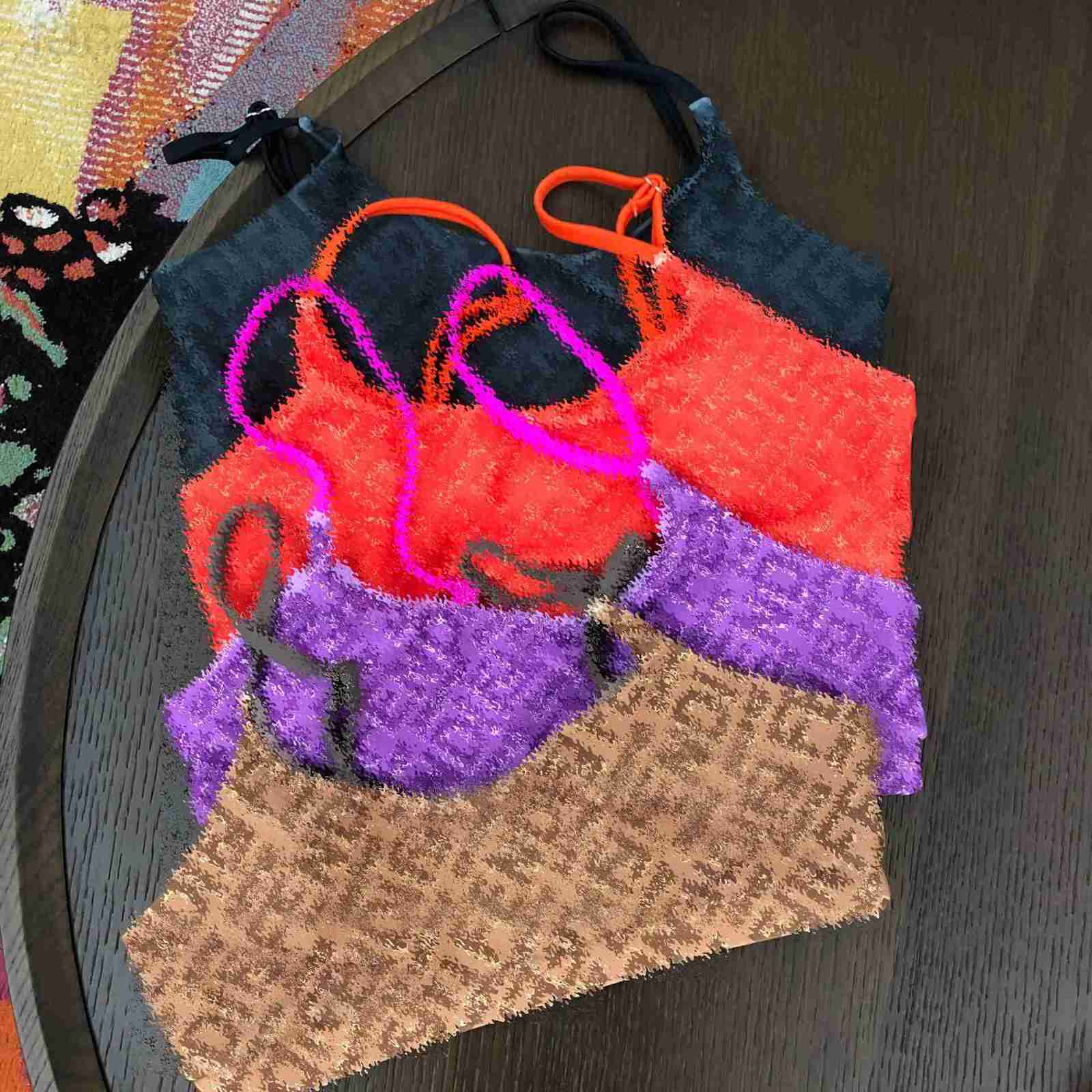 

Women' Swimwear designer 2022 trendy swimsuit women' f letter printing amily sexy multicolor bikini net red holiday WC8L