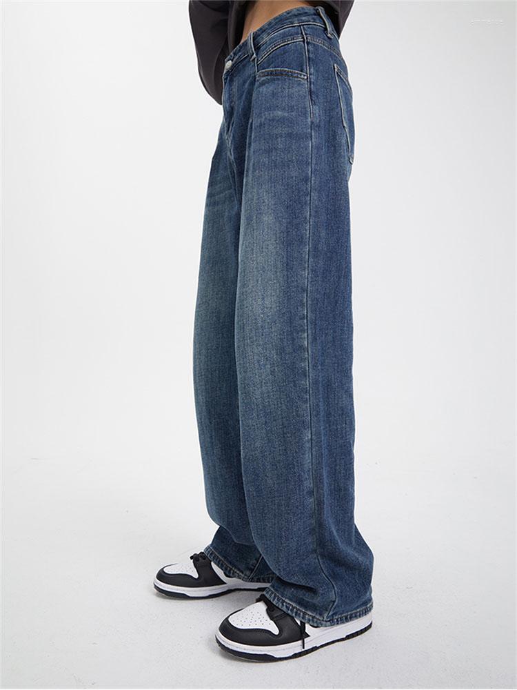 

Women' Jeans Fashion Loose For Women High Waist Stretch Wide Leg Femme Trousers Casual Comfort Denim Mom Pants 2023 Washed, Light blue