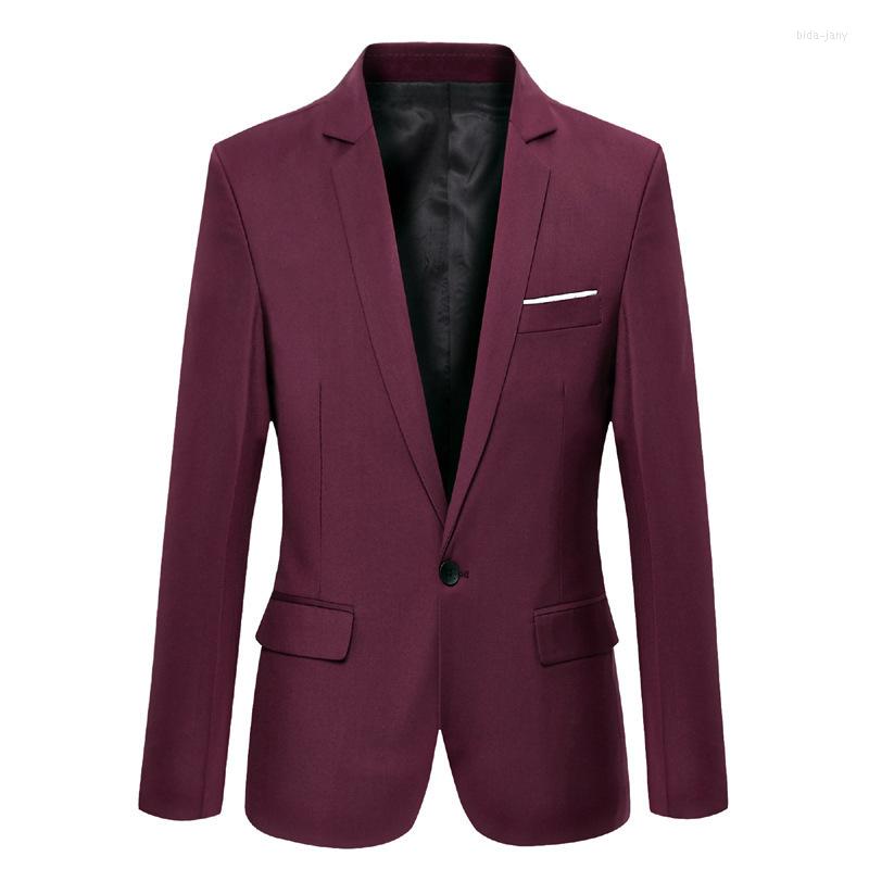 

Men's Suits Spring Men's Casual Suit Slim Fit Small Coat Korean Blazer, Black