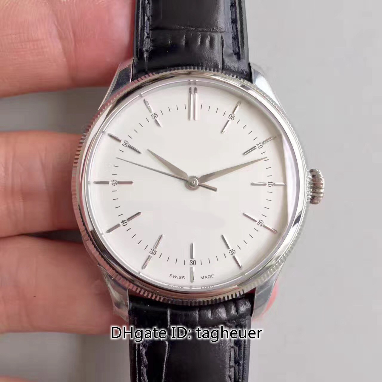 

5 Style Mens Watch Super Quality CAL.3132 Movement 39mm x 10mm Cellini 50509 Casual Watches Leather Bands Sapphire Glass Mechanical Automatic Men's Wristwatches, Travel bag