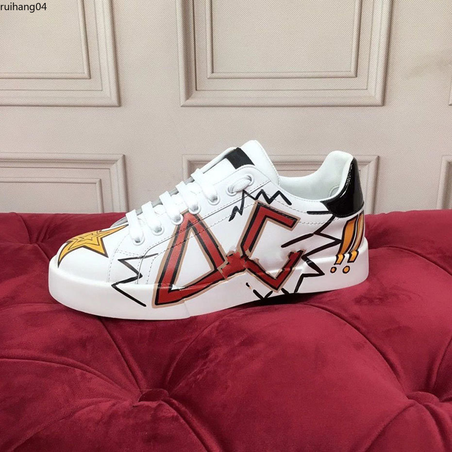 

2023the new Man Fashion Women Shoes Men's Leather Lace Up Platform Oversized Sole Sneakers White Black Casual hcJK rh40000002