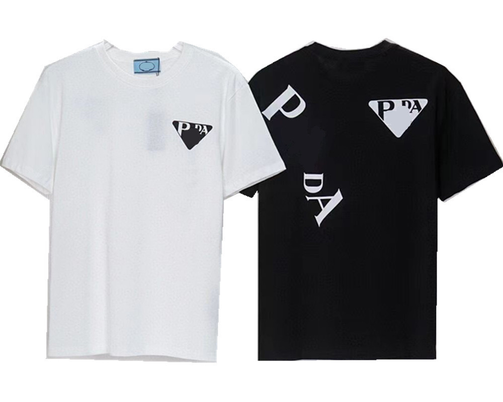 

High-end men's T-shirt Summer Short sleeve designer men's T-shirt Women's Premium Polo Letter high-quality cotton top Women's Size s-4XL003, White