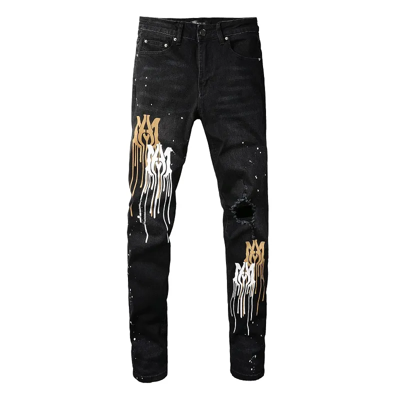 

2022 New Arrivals amirs Mens Luxury Designer Denim Jeans Holes Trousers Jean COOLGUY Biker Pants Man Clothing #880 dOy