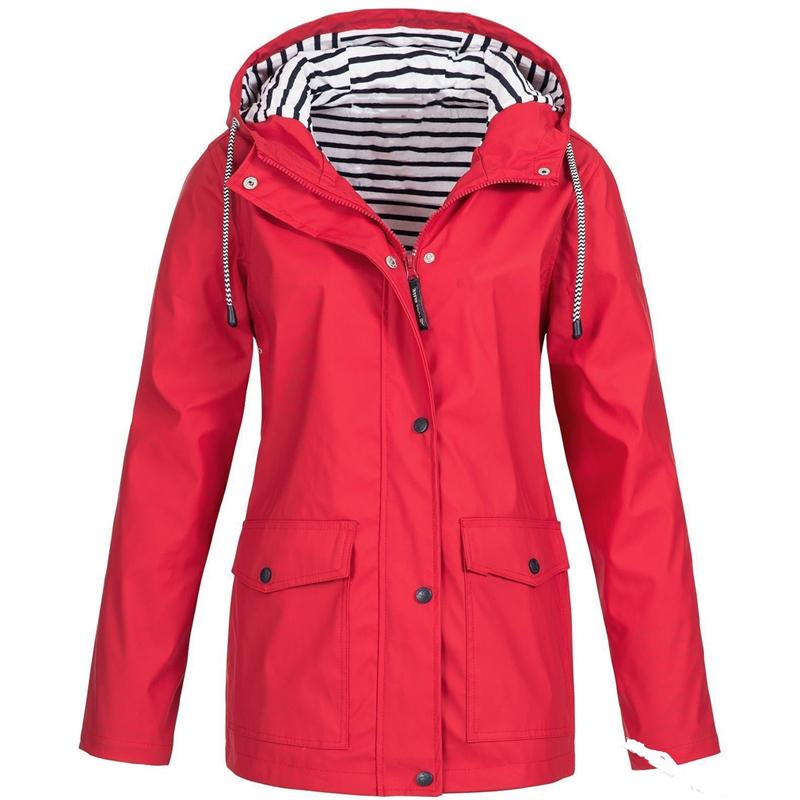 

Women' Jackets 2023 Rain Jacket Wind Hood Women For, Pink