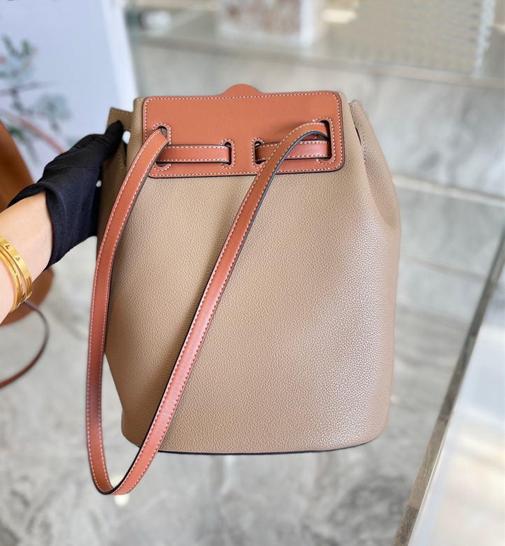 

Luxury Designer bag Shoulder Handbags L Quality High Fashion women wallets Clutch totes CrossBody cowhide Lychee pattern bucket bags Ladies purse 5A tote handbag, With logo