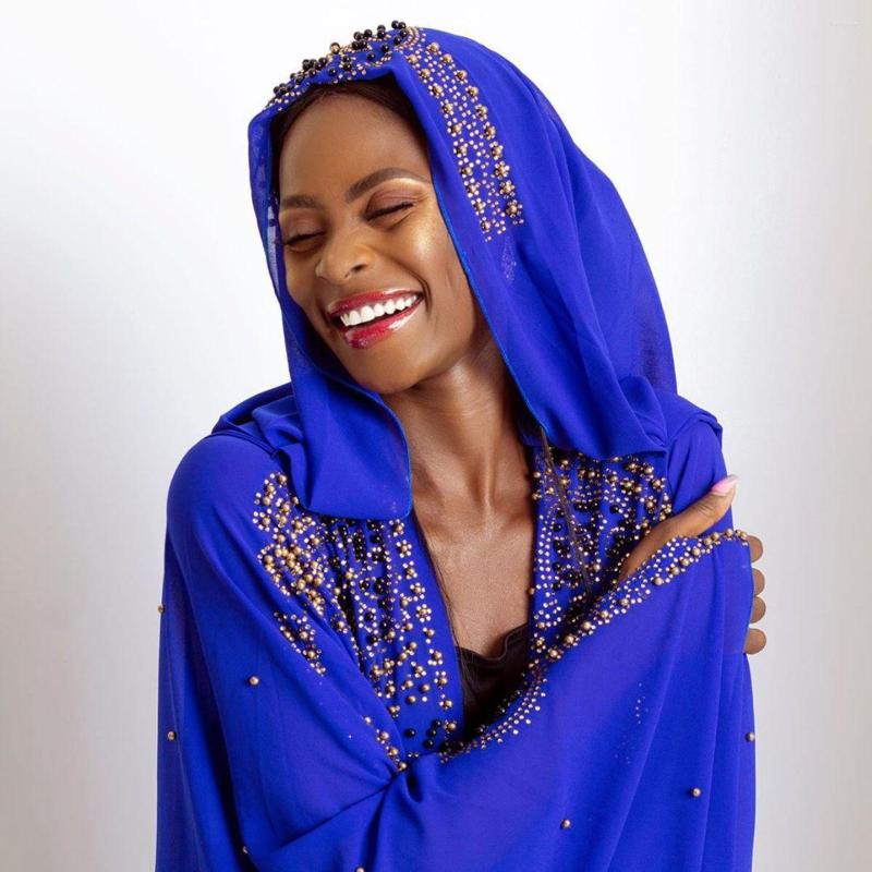 

Ethnic Clothing Selling African Diamond Nail Bead Lengthened High Set Muslim Shawl Hooded Cloak Women's National Style