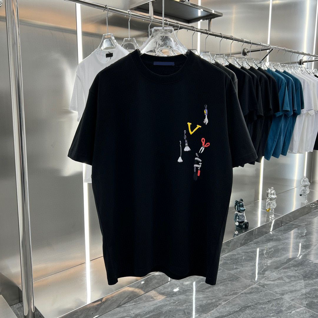 

Summer Mens Designer T Shirt Casual Man Womens Tees With Letters Print Short Sleeves Top Sell Luxury Men Hip Hop clothes