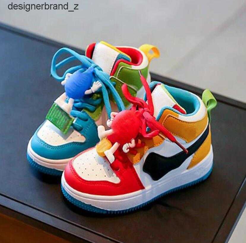 

Fashion Kids Board Shoes Child Casual Sneaker Rubber Sole Soft Leather Lace-up Trainers Outdoor Children Sports Footwear 0EUU, High help
