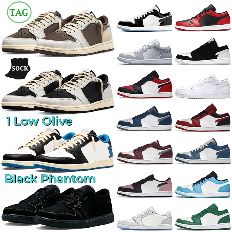 

1 low basketball shoes men women 1s lows Black Phantom Olive Reverse Mocha Concord Wolf Grey True Blue Bred Shadow Toe Bordeaux mens trainers flat sports sneakers, 13